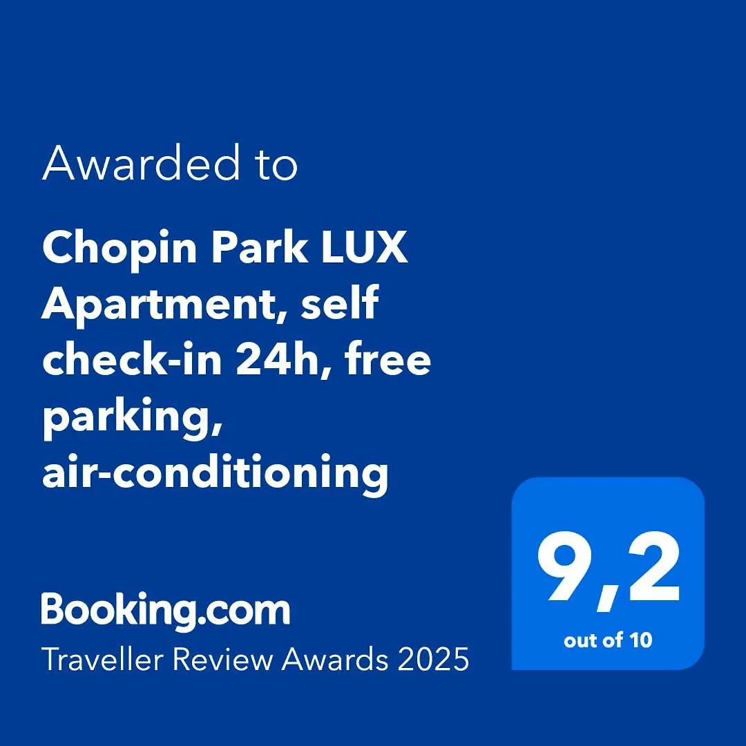 Chopin Park Lux Apartment, Self Check-In 24H, Free Parking, Air-Conditioning Poznan Daire